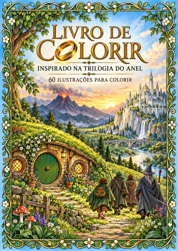 Capa do Livro de Colorir